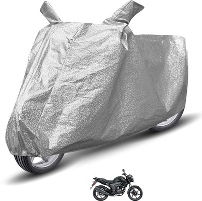 MOCKHE Waterproof Two Wheeler Cover for Honda(CB Trigger, Silver)