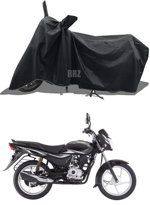 RRZ Two Wheeler Cover for Bajaj(Platina 110, Black)