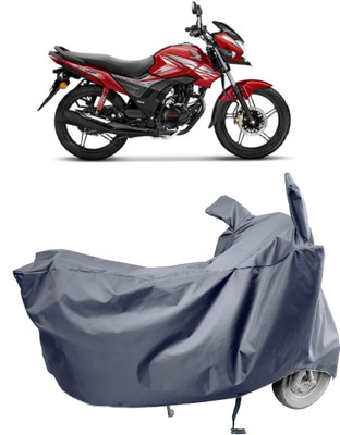 Amexride Two Wheeler Cover for Honda(CB Shine SP, Grey)