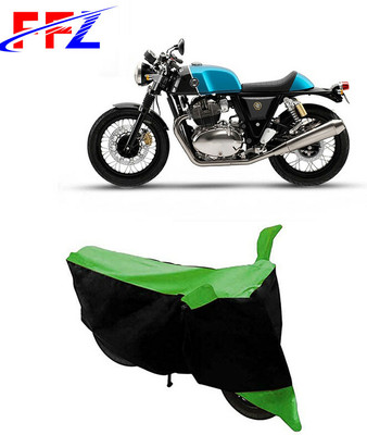 FFZ Two Wheeler Cover for Royal Enfield(Continental GT, Black, Green)