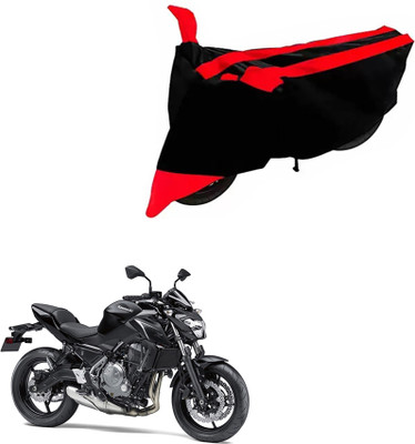DeepShakshi AUTOMOTIVE Two Wheeler Cover for Kawasaki(Z800, Black, Red)