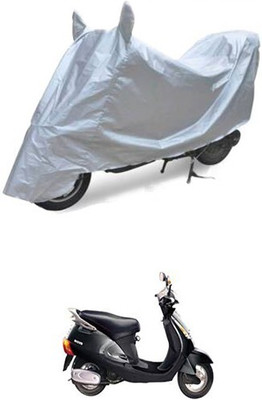 THE REAL ARV Waterproof Two Wheeler Cover for Kinetic(Silver)