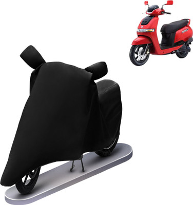 vyas Two Wheeler Cover for TVS(iQube Electric, Black)