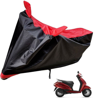 smwzxyu Waterproof Two Wheeler Cover for Honda(Activa 125, Black, Red)