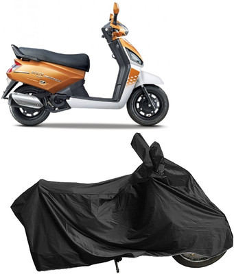DIGGU Two Wheeler Cover for Mahindra(Gusto Electric BS6, Black)
