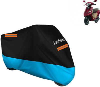 Juvdoxj Waterproof Two Wheeler Cover for TVS(Scooty Zest 110 BS6, Blue)