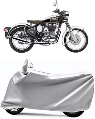 V VINTON Two Wheeler Cover for Royal Enfield(Classic Chrome, Grey)