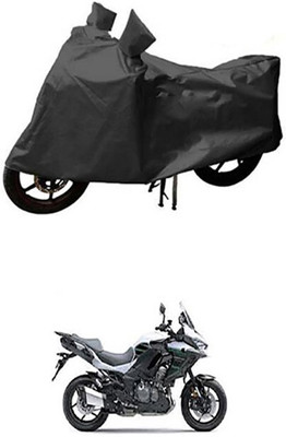 THE REAL ARV Waterproof Two Wheeler Cover for Kawasaki(Grey)