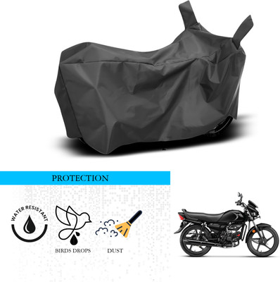 ANTHUB Waterproof Two Wheeler Cover for Hero(HF, Black)