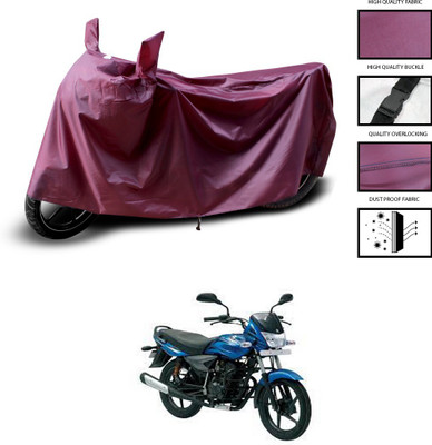 CODOKI Waterproof Two Wheeler Cover for Bajaj(Platina 100 DTS-i, Maroon)
