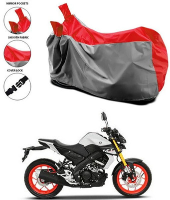ANTHUB Waterproof Two Wheeler Cover for Yamaha(MT 15, Red, Grey)