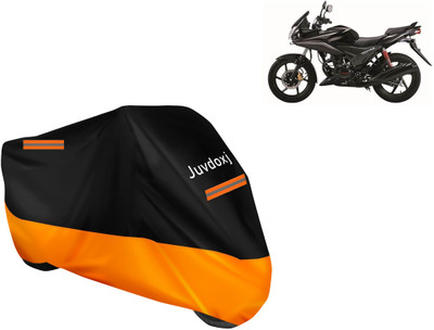 Juvdoxj Waterproof Two Wheeler Cover for Honda(Stunner CBF, Orange)