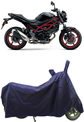 Coxtor Waterproof Two Wheeler Cover for Suzuki(SV650 BS6, Blue)