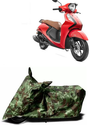 KPIND Waterproof Two Wheeler Cover for Yamaha(Fascino 125 FI, Multicolor)