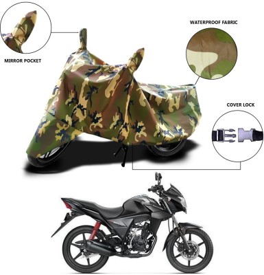 ENTIRELY ELITE Waterproof Two Wheeler Cover for Honda(CB Twister, Green)