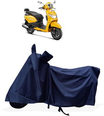 Tricway Two Wheeler Cover for Hero(MotoCorp Pleasure Plus, Blue)