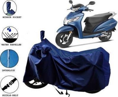 Mdstar Waterproof Two Wheeler Cover for Honda(Activa 4G, Blue)