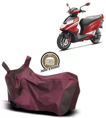 OliverX Waterproof Two Wheeler Cover for Hero(Dare, Maroon)