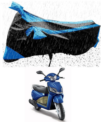 Mdstar Waterproof Two Wheeler Cover for Mahindra(Gusto, Blue, Black)