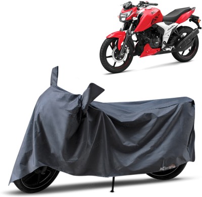 CoNNexXxionS Two Wheeler Cover for TVS(Apache RTR 160 4V, Grey)