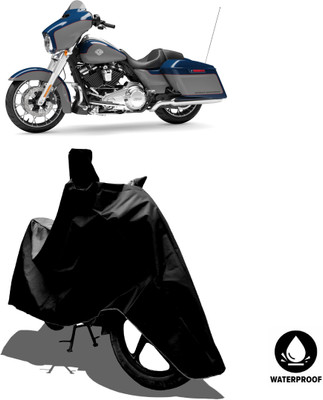 Amexride Waterproof Two Wheeler Cover for Harley Davidson(Street Glide Special, Black)