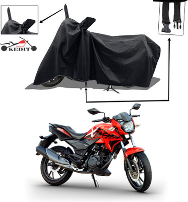 KEDIT Two Wheeler Cover for Universal For Bike(Xtreme 200R, Black)