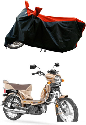 DeepShakshi AUTOMOTIVE Waterproof Two Wheeler Cover for TVS(Heavy Duty BS6, Red)