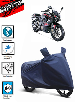 J S R Waterproof Two Wheeler Cover for Bajaj(Pulsar RS200 BS6, Blue)