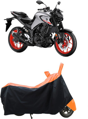 Coxtor Waterproof Two Wheeler Cover for Yamaha(MT 03, Orange)