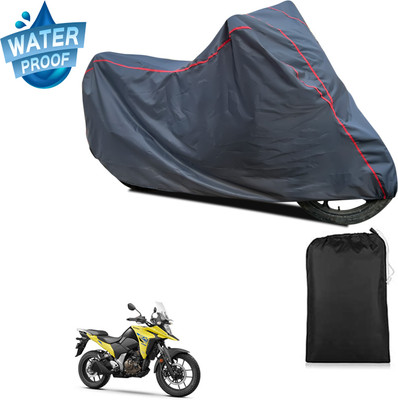 GOSHIV-car and bike accessories Waterproof Two Wheeler Cover for Suzuki(Grey)