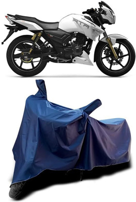 KEDIT Two Wheeler Cover for TVS(Apache RTR 180, Blue)