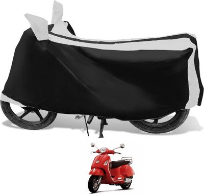 Euro Care Waterproof Two Wheeler Cover for Vespa(Vespa LX, White)