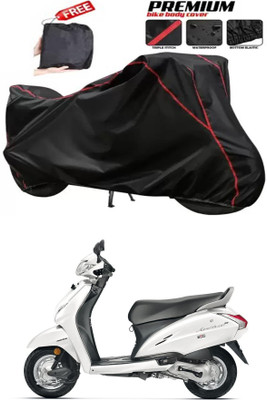 DeepShakshi AUTOMOTIVE Two Wheeler Cover for Honda(Activa 4G, Black)