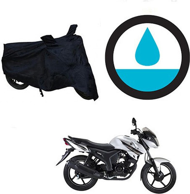 DeepShakshi AUTOMOTIVE Waterproof Two Wheeler Cover for Yamaha(SZ-S, Black)