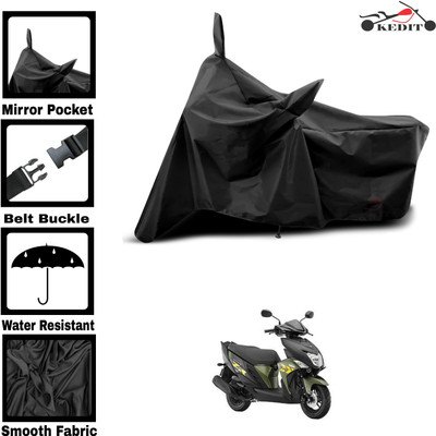 AASHTIK MART Two Wheeler Cover for Yamaha(Ray-ZR 125FI, Black)