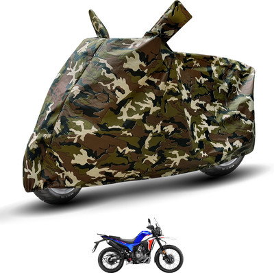 Auto Hub Waterproof Two Wheeler Cover for Hero(Xpulse 200T, Brown)