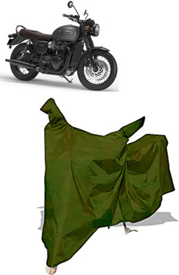 Amexride Two Wheeler Cover for Triumph(Bonneville T120 Black BS6, Maroon)