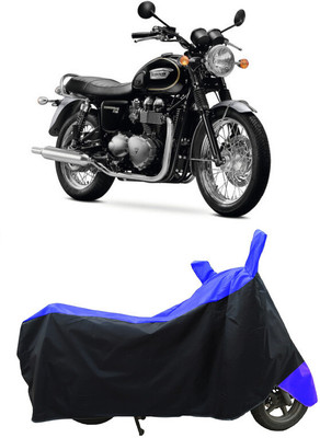 Coxtor Waterproof Two Wheeler Cover for Triumph(Bonneville T120 Black, Blue)