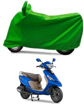 Furious3D Two Wheeler Cover for TVS(Scooty Zest, Green)