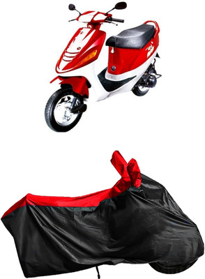 Autofly Waterproof Two Wheeler Cover for Kinetic(Zing, Red, Black)
