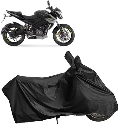 DIGGU Two Wheeler Cover for Bajaj(Pulsar 200NS FI BS6, Black)