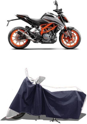 RAAMKM Two Wheeler Cover for Hero, Honda, Bajaj, TVS, Yamaha(iQube Electric, White, Black)
