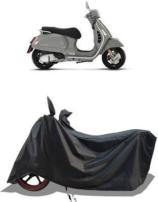 KEDIT Two Wheeler Cover for Vespa(GTS 300, Black)