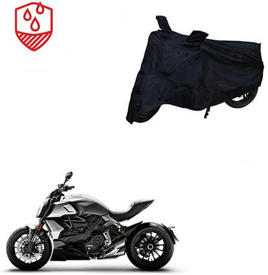 MMSSTAR Waterproof Two Wheeler Cover for Ducati(Diavel, Black)