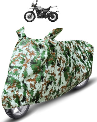 MOCKHE Waterproof Two Wheeler Cover for Royal Enfield(Himalayan, Green)