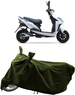GROFATIK Two Wheeler Cover for Techo Electra(Electra, Green)