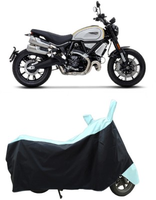 Coxtor Waterproof Two Wheeler Cover for Ducati(Scrambler 1100, White)