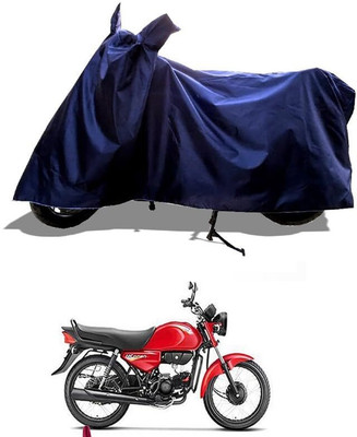 AASHTIK MART Two Wheeler Cover for Hero(HF, Blue)