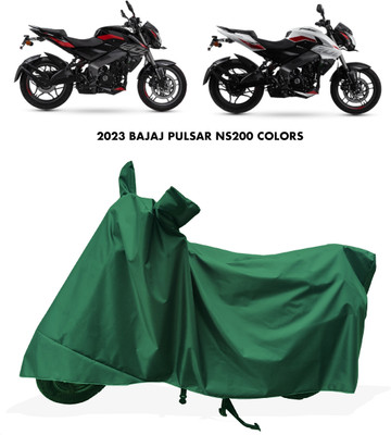 Tricway Two Wheeler Cover for Bajaj(Pulsar NS 200, Green)
