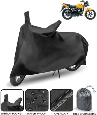AutoRetail Waterproof Two Wheeler Cover for Suzuki(Sling Shot, Black)